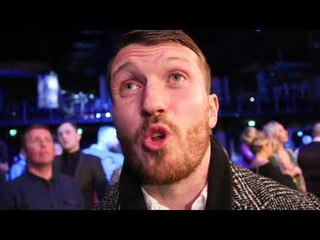 'I WANT LEWIS RITSON NEXT' - SCOTT CARDLE RINGSIDE - CALLS OUT BRITISH CHAMPION FOR NEXT FIGHT
