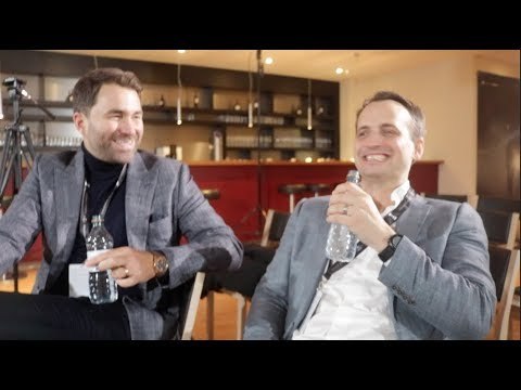 EDDIE HEARN & NISSE SAUERLAND ON GROVES v SMITH WBSS FINAL, CHILDHOOD DAYS W/ PRINCE NASEEM HAMED
