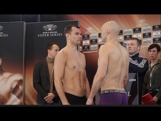 HEAVYWEIGHT CLASH!! FILIP HRGOVIC v SEAN 'BIGV SEXY' TURNER - OFFICIAL WEIGH IN & HEAD TO HEAD /WBSS