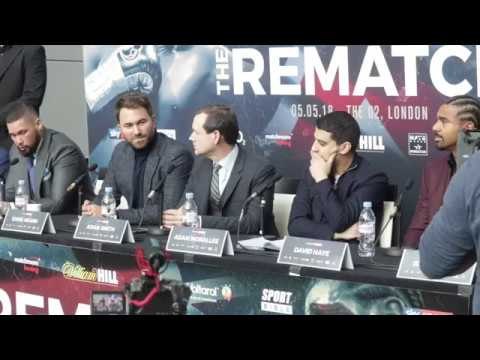 TONY BELLEW v DAVID HAYE (FULL & COMPLETE) OFFICIAL PRESS CONFERENCE W/ EDDIE HEARN & ADAM SMITH