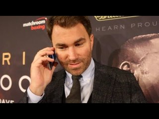 EDDIE HEARN ON BROOK, WILDER 'TALKING SMACK' - SAYS CALL ME!,  FRANK WARREN, SCOTT WESTGARTH TRAGEDY