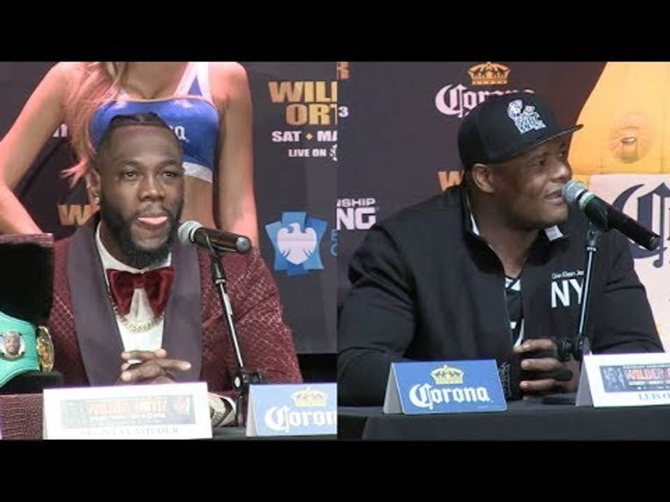 DEONTAY WILDER v LUIS ORTIZ - FINAL NEW YORK PRESS CONFERENCE / WILDER-ORTIZ