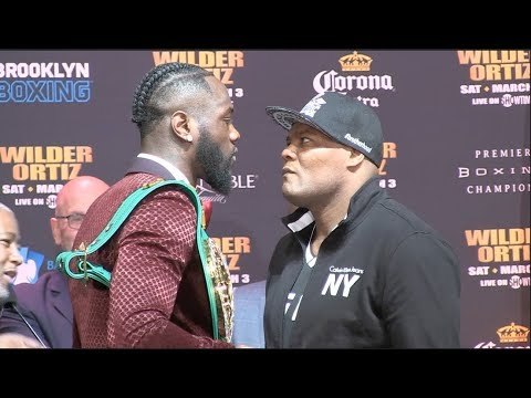INTENSE!! -DEONTAY WILDER v LUIS 'KING KONG' ORTIZ - OFFICIAL HEAD TO HEAD NEW YORK / WILDER v ORTIZ
