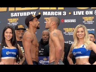 THE REMATCH!  - ANDRE DIRRELL v JOSE UZCATEGUI 2 - OFFICIAL WEIGH IN VIDEO / WILDER v ORTIZ