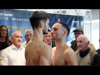 JASON EASTON v GLENN FOOT - OFFICIAL WEIGH IN & HEAD TO HEAD / EASTON v FOOT