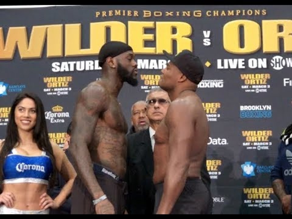 ITS ON!!! - DEONTAY WILDER v LUIS ORTIZ  **FULL & COMPLETE** OFFICIAL WEIGH IN  / WILDER v ORTIZ