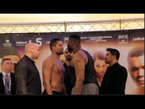 HEAVYWEIGHT BEEF! - JOE JOYCE v DONNIE PALMER - OFFICIAL WEIGH IN & HEAD TO HEAD / JOYCE v PALMER
