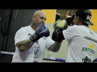 'IS THIS THE MAN TO END DILLIAN WHYTE CAREER' -  HEAVYWEIGHT LUCAS BROWNE WORKS ON HIS FOOTWORK