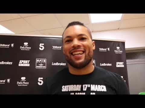 HEAVYWEIGHT JUGGERNAUT JOE JOYCE REACTS TO BRUTAL FIRST ROUND KO OVER AMERICAN DONNIE PALMER