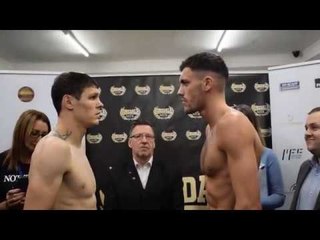 THE REMATCH! KIERAN SMITH v EVALDAS KORSAKAS OFFICIAL WEIGH & HEAD-TO-HEAD / MTK SCOTLAND