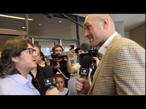 'WILDER REACTED VERY EMOTIONALLY' - TYSON FURY, BEN DAVISON & TEAM FURY LEAVE PRESS CONFERENCE