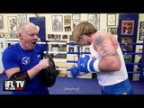 ANTHONY JOSHUA ASSESSMENT OF ROBBIE SAVAGE BOXING - AFTER TRAINING WITH HIS OLD COACH SEAN MURPHY