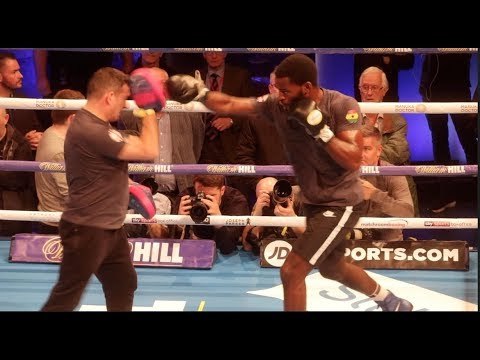 FUTURE SUPERSTAR! JOSHUA BUATSI (FULL & COMPLETE) PUBLIC WORKOUT IN CARDIFF / JOSHUA v PARKER
