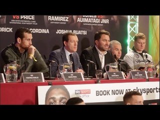 JOSHUA v PARKER / ALEXANDER POVETKIN  v DAVID PRICE -(COMPLETE) PRESS CONFERENCE HEARN & UNDERCARD