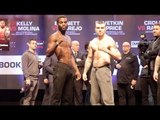 JOSHUA BUATSI v BARTLOMEIJ GRAFKA - OFFICIAL WEIGH IN & HEAD TO HEAD / JOSHUA v PARKER