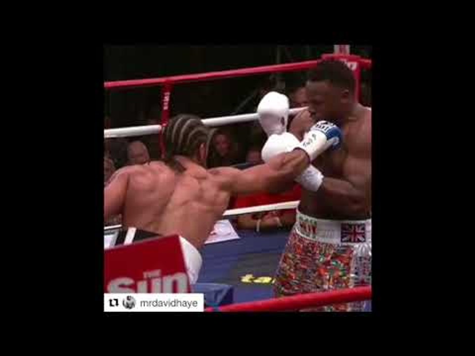 DAVID HAYE LAUNCHES ATTACK ON DERECK CHISORA AFTER HEATED WORDS AT WHYTE-BROWNE