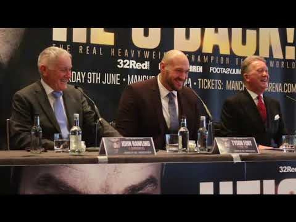 'MY COMEBACK FIGHT WILL BE AGAINST CARL FROCH OR PRINCE NASEEM HAMED' - TYSON FURY