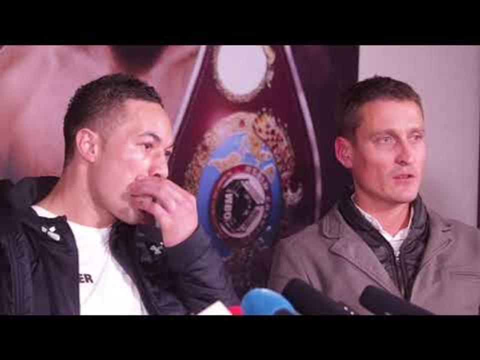 ANTHONY JOSHUA v JOSEPH PARKER - POST FIGHT PRESS CONFERENCE -  PARKER, KEVIN BARRY, DAVE HIGGINS
