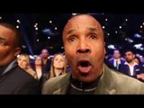 'JOSHUA v WILDER NEXT' -SUGAR RAY LEONARD IMMEDIATE REACTION TO ANTHONY JOSHUA BEATING JOSEPH PARKER