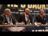 THE MAC IS BACK! -TYSON FURY **FULL & UNCUT** COMEBACK PRESS CONFERENCE - WITH FRANK WARREN