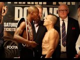 HOLDER OF THE FASTEST WORLD TITLE KO! - ZOLANI TETE v OMAR ANDRES NARVAEZ - OFFICIAL WEIGH-IN VIDEO