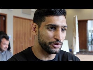 AMIR KHAN INSISTS LO GRECO WONT WIND HIM UP THIS WEEK & TALKS HIS EXCITEMENT OF FIGHTING BACK IN UK