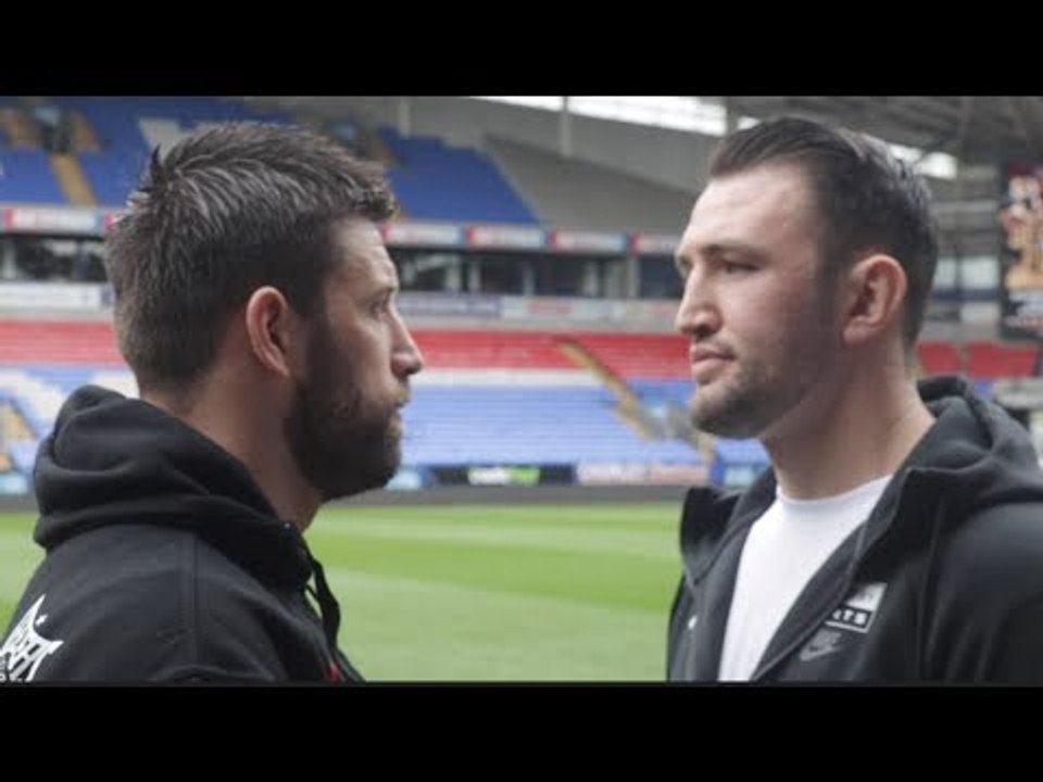 SAM SEXTON v HUGHIE FURY - HEAD TO HEAD @ BOLTON WANDERERS FOOTBALL CLUB (PITCHSIDE) -SEXTON v FURY
