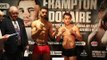 SAM MAXWELL v MICHAEL ISSAC CARRERO - OFFCIAL WEIGH IN VIDEO (BELFAST) / FRAMPTON v DONAIRE