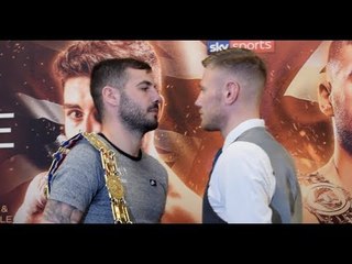 LEWIS RITSON v PAUL HYLAND JR - HEAD TO HEAD @ PRESS CONFERENCE (JUNE 16 - NEWCASTLE)