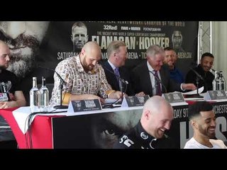TYSON FURY PRODUCES MOMENT OF MAGIC WITH HILARIOUS ONE-LINER IN PRESS CONFERENCE