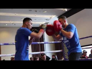 TALENTED PROSPECT OSMAN ASLAM SMASHED THE PADS W/ TRAINER ALEX MATVIENKO / KHAN v LO GRECO
