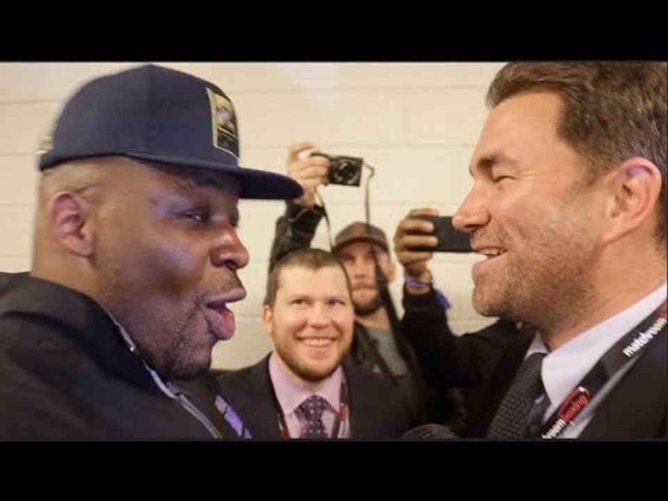 WOW! 'BIG BABY' JARRELL MILLER CONFRONTS EDDIE HEARN - 'I WANT ANTHONY JOSHUA IN UK OR USA?!!