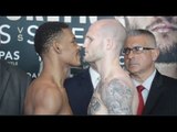 ITS ON!! DANIEL JACOBS v MACIEJ SULECKI - OFFICIAL WEIGH IN & HEAD TO HEAD / JACOBS v SULECKI
