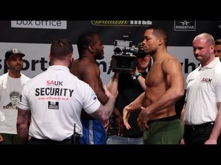 INTENSE HEAVYWEIGHT CLASH! - LENROY THOMAS v JOE JOYCE - OFFICIAL WEIGH IN VIDEO / BELLEW-HAYE 2
