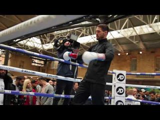 WAR COX! JAMIE COX (FULL) PUBLIC WORK OUT AHEAD OF CRUNCH CLASH W/ RYDER / BELLEW v HAYE II