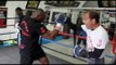 BODY SNATCHING! - DILLIAN WHYTE SHOWS HIS POWER - AS HE BATTERS THE PADS WITH TRAINER MARK TIBBS