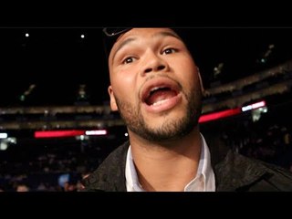 'ITS IRREVANT -I HAVENT SEEN ANYONE TOUCH THE CANVAS' - FRAZER CLARKE ON WHETHER JOSHUA WAS DROPPED