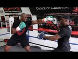 DILLIAN WHYTE DESTROYS THE PADS WITH NIGEL BENN & INSISTS 'IM NOT KNOCKING OUT A LEGEND'