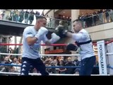 AND THE NEW? - JOSH WARRINGTON SMASHES THE PADS AHEAD OF LEE SELBY WORLD TITLE CLASH