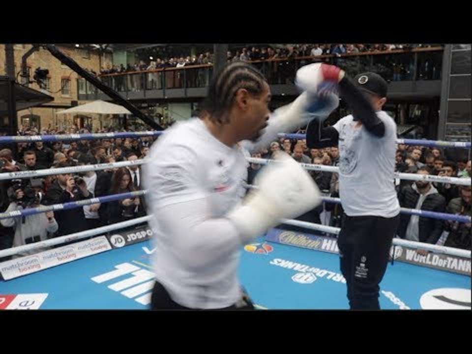 POWERFUL! DAVID HAYE (FULL & COMPLETE) PUBLIC WORKOUT AHEAD OF GRUDGE REMATCH / BELLEW v HAYE