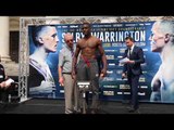 TWO TANKS FRANK WARREN DEBUT! - OHARA DAVIES v MELVIN WASSING - OFFICIAL WEIGH IN (LEEDS)
