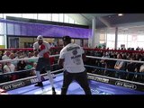 UNBEATEN LIGHT-HEAVYWEIGHT LYNDON ARTHUR HAMMERS THE PADS AHEAD OF TYSON FURY RETURN