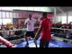 WOW THE SIZE OF HIM! - 6FT 7 INCH CRUISERWEIGHT JORDAN THOMPSON (8-0) BANGS OUT THE PADS