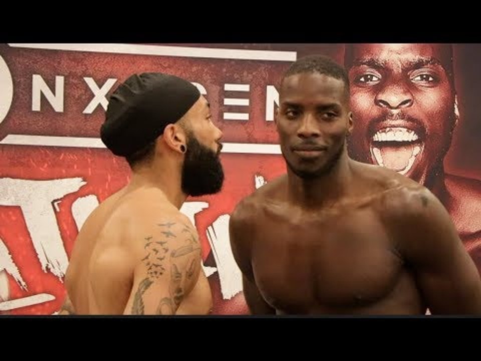 MOVE OVER!! LUKE WATKINS v LAWRENCE OKOLIE - OFFICIAL WEIGH IN & HEAD TO HEAD / WATKINS v OKOLIE
