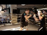 THE BOMBER! REECE BELLOTTI SMASHES THE PADS W/ TRAINER JIM McDONNELL JR (FULL & UNCUT)