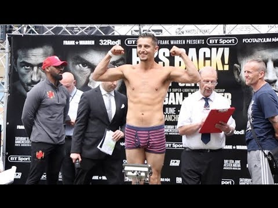 TYSON FURY'S COUSIN ZAC BURTON WEIGHS IN AHEAD OF PRO DEBUT AGAINST DOMINIK LANDGRAF / FURY v SEFERI