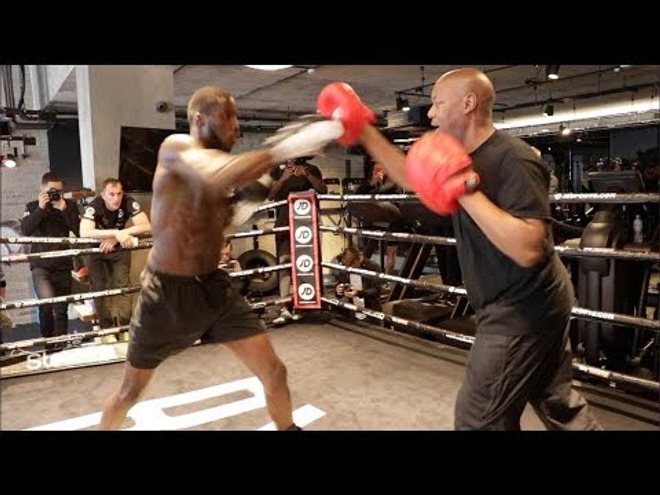 HOT SAUCE! LAWRENCE OKOLIE *FULL & COMPLETE* WORKOUT AHEAD OF CLASH W/ LUKE WATKINS