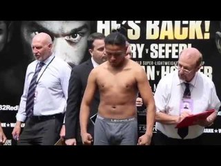 BROWN FLASH RETURNS! - ZELFA BARRETT v EDWIN TELLEZ - OFFICIAL WEIGH-IN / FURY v SEFERI - HE'S BACK!
