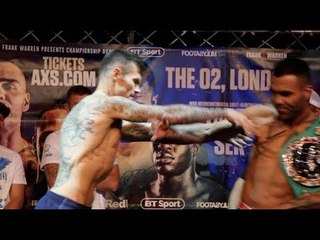 TEMPERS FLARE! - MARTIN MURRAY SHOVES ROBERTO GARCIA AT WEIGH IN AS IT ALL KICKS OFF WITH THE TEAMS!