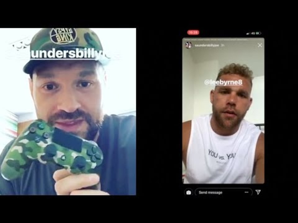 ITS ON! - TYSON FURY v BILLY JOE SAUNDERS - CHALLENGE EACH OTHER TO FIFA w/ £1500 A GAME ON THE LINE